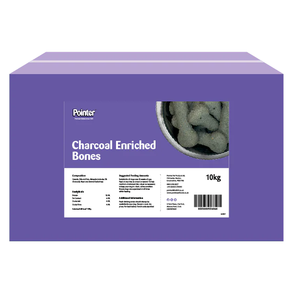 Pointer Charcoal Enriched Bones 10kg