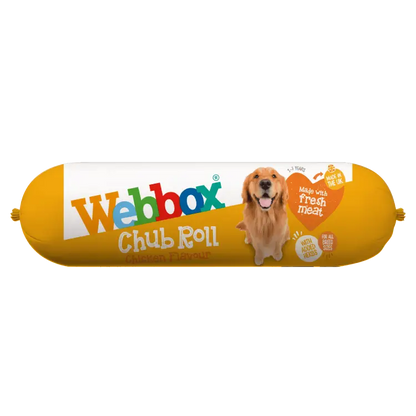 Webbox Chicken Chub Roll Wet Dog Food 15 x 720g