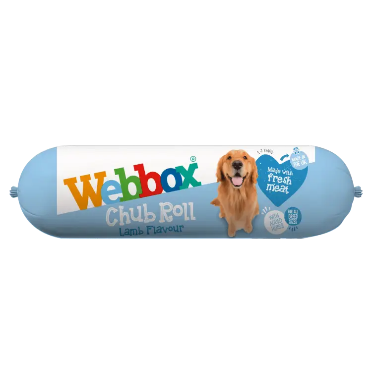 Webbox Chub Roll Lamb Wet Dog Food 15 x 720g