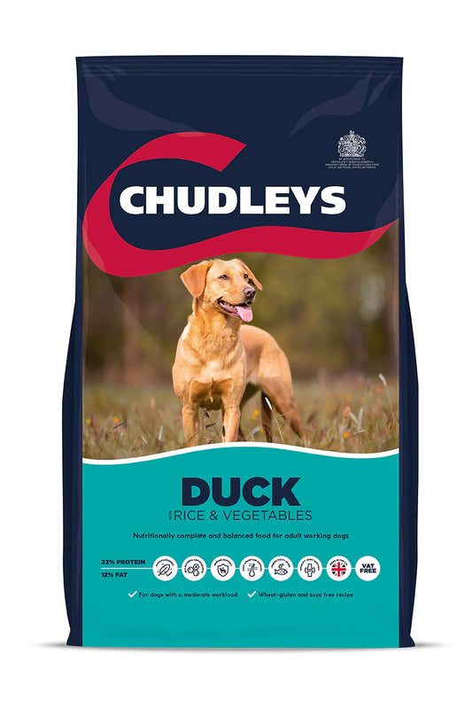 Chudleys Adult Dog Duck Rice and Vegetables 14kg  + FREE P & P