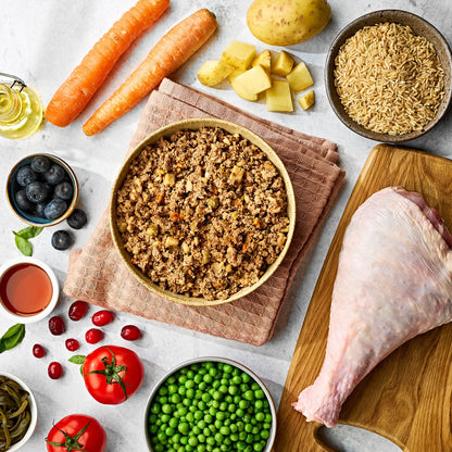 Naturo Tray Senior Dog Turkey Rice & Veg 7 x 400g