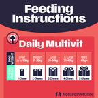 Natural VetCare Daily Multivit Chews 50 Pack