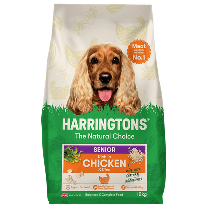 Harringtons Dry Senior Dog Food Rich in Chicken & Rice 12kg