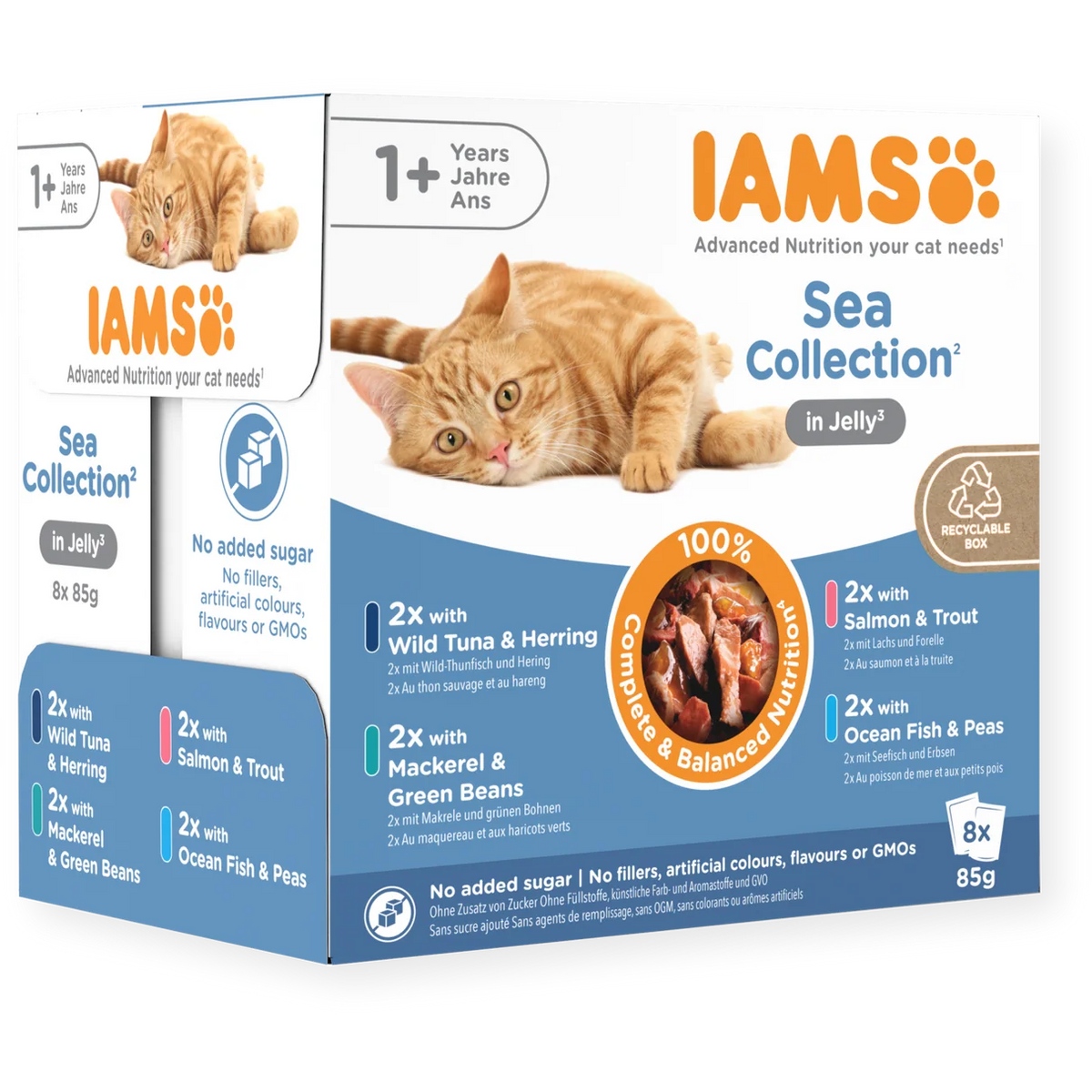 IAMS Wet Food Adult Sea Collection in Jelly 8 x 85g