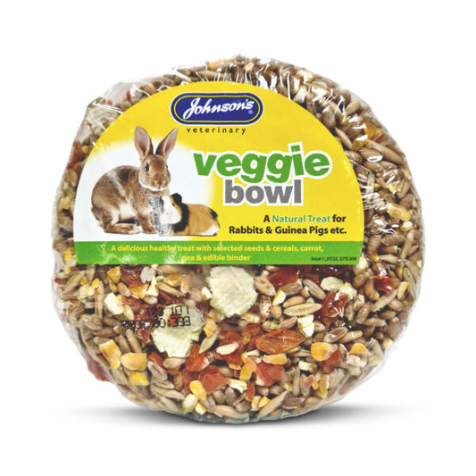 Johnson's Veterinary Rabbit & Guinea Pig Veggie Bowl Pack of 8