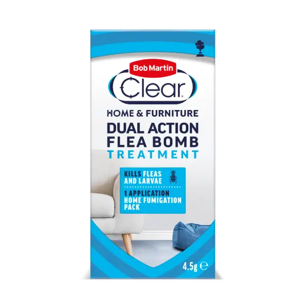 Bob Martin Clear Flea Bomb 4.5g - Pack of 8