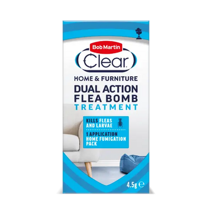 Bob Martin Clear Flea Bomb 4.5g - Pack of 8