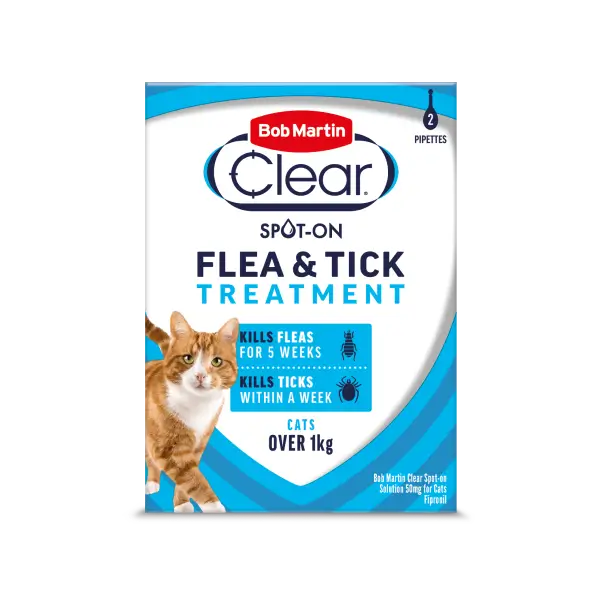 Bob Martin Clear Spot On for Cats Flea Drops