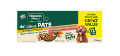 Natures Menu Dog Meat Selection Cans Multipack 12 x 400g