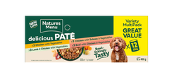 Natures Menu Dog Meat Selection Cans Multipack 12 x 400g