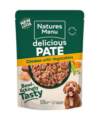 Natures Menu Adult Pate Pouch Multipack Complete Dog Food 8 x 300g