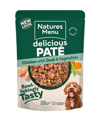 Natures Menu Adult Pate Pouch Multipack Complete Dog Food 8 x 300g