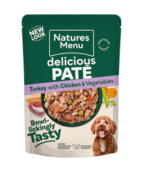 Natures Menu Adult Pate Pouch Multipack Complete Dog Food 8 x 300g