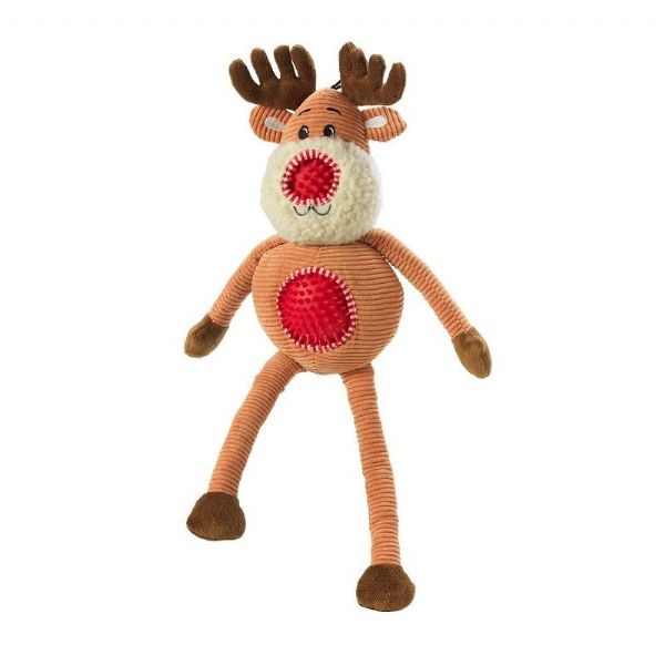 House Of Paws Nosey Barker-Ball Exposed Rudolph Toy