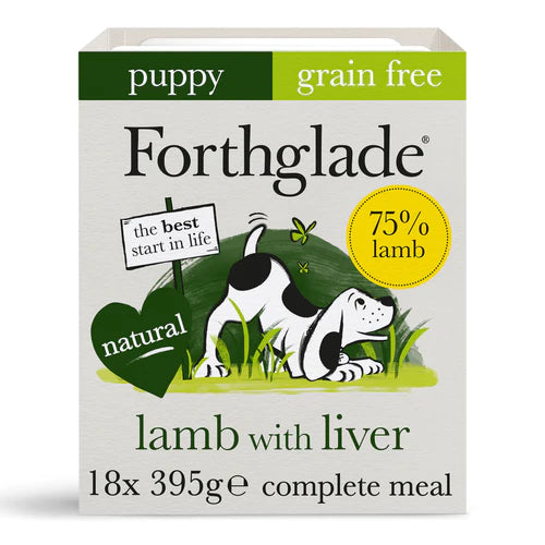 Forthglade Complete Puppy Grain Free Lamb, Liver & Veg 18 x 395g
