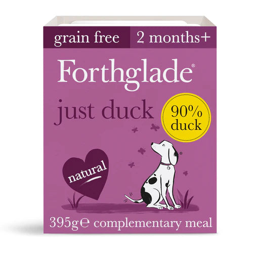 Forthglade Adult Dog Tray Just Duck 18 x 395g