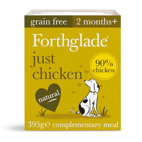 Forthglade Adult Dog Tray Just Chicken 18 x 395g