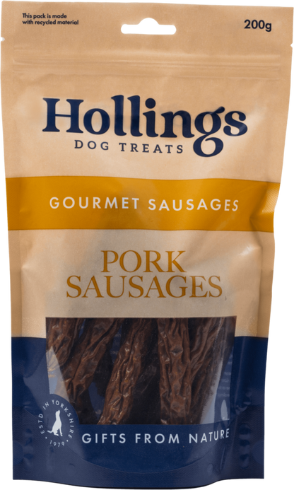 Hollings Pork Sausages Dog Treats