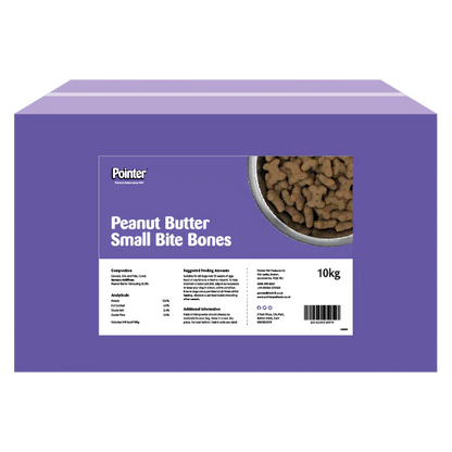 Pointer Peanut Butter Small Bite Bones 10kg - Free P&P