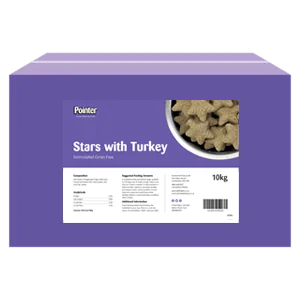 Pointer Grain Free Stars With Turkey 10kg