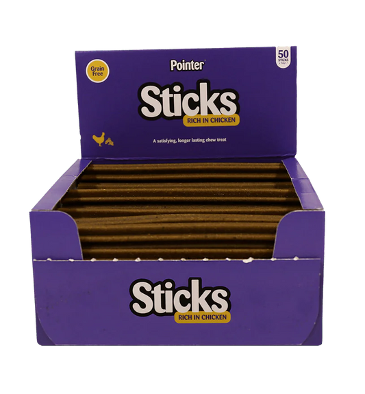 Pointer Sticks Rich in Chicken Grain Free - Case of 50