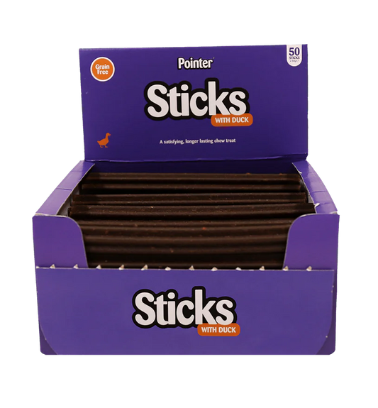 Pointer Sticks Rich in Duck Grain Free - Case of 50