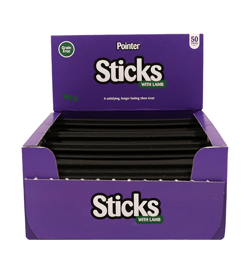 Pointer Sticks Rich in Lamb Grain Free - Case of 50