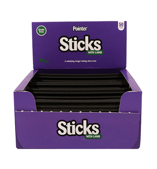 Pointer Sticks Rich in Lamb Grain Free - Case of 50