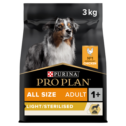 PRO PLAN Light Sterilised Chicken Dry Dog Food