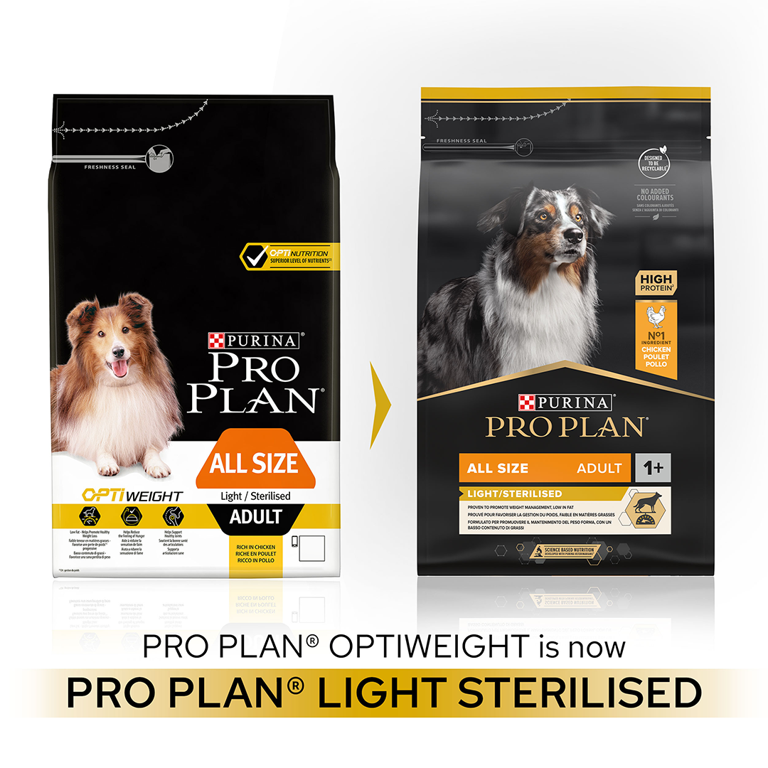 PRO PLAN Light Sterilised Chicken Dry Dog Food