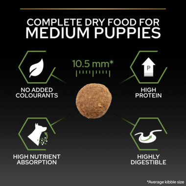 PRO PLAN Medium Puppy Healthy Start Chicken Dry Dog Food