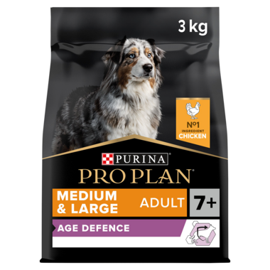 Pro Plan Dog Medium & Large Adult 7-Yrs Plus Senior Chicken & Rice
