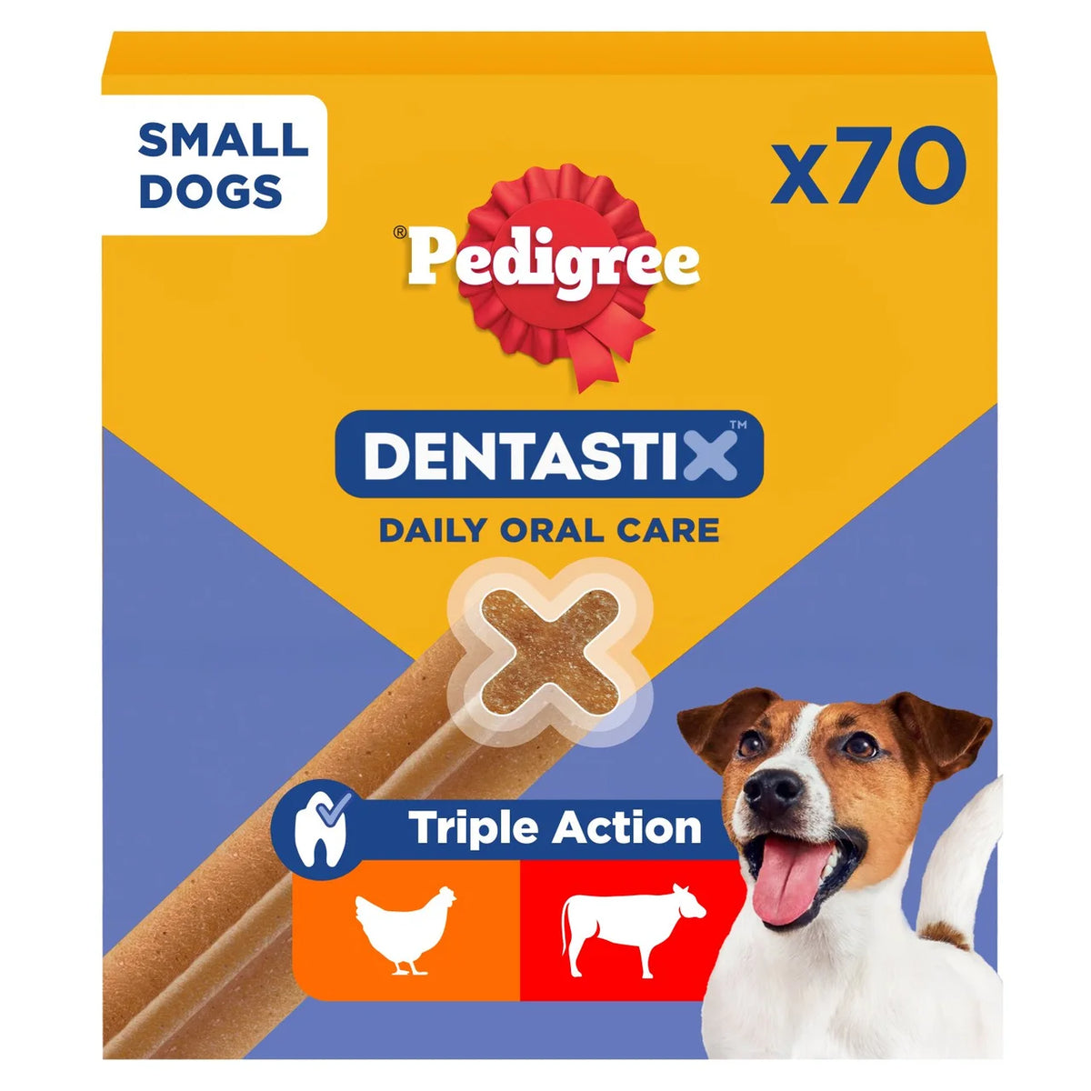 Pedigree Dentastix Daily Adult Small Dog Treats 70 PACK