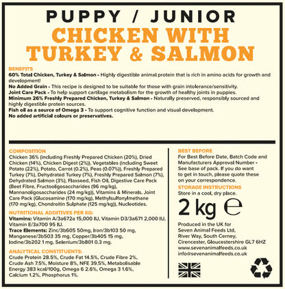 Seven Puppy - Grain Free Chicken with Turkey & Salmon