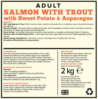 Seven Dog - Adult Salmon with Trout & Sweet Potato Grain Free