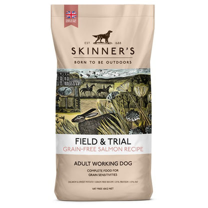 Skinner's Field & Trial dog food package on a white background