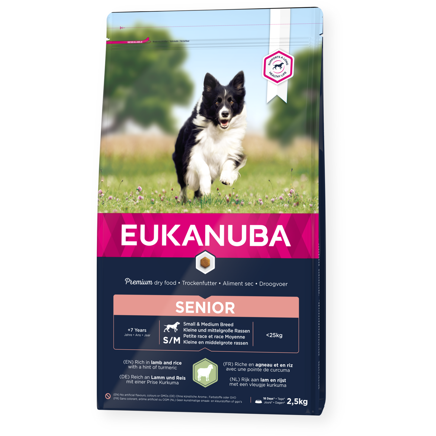 Eukanuba Senior Small/Medium Breed Lamb & Rice