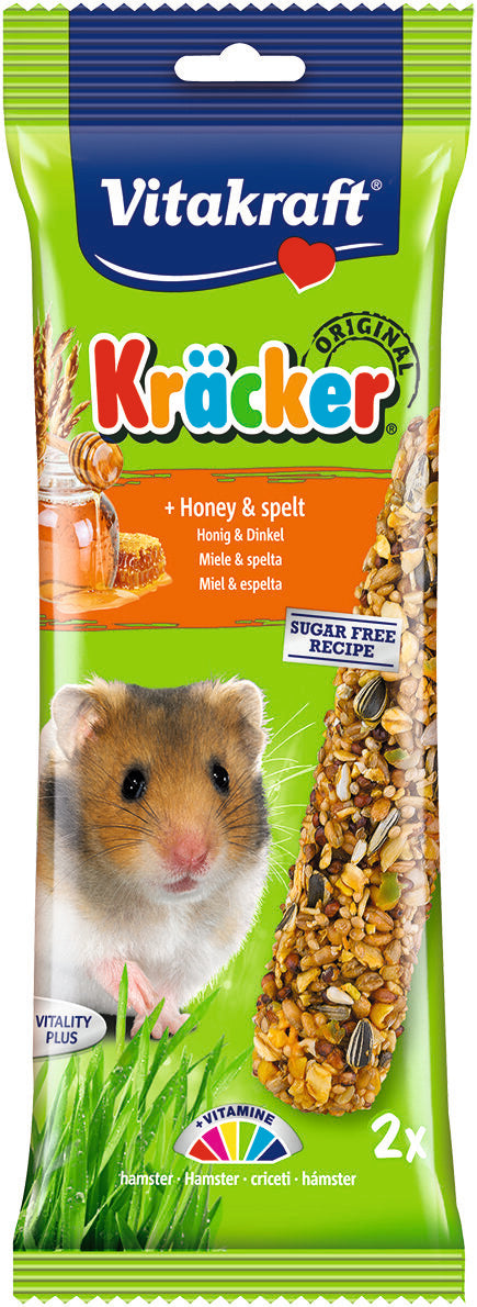 Vitakraft Hamster Honey & Spelt Kracker 112g - Case of 5