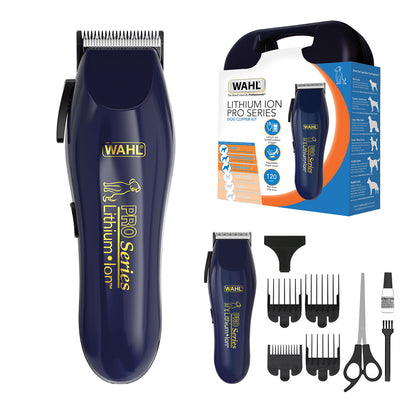 Wahl Pro Series Lithium Rechargeable Dog Clipper Blue