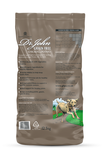 Dr John Grain Free Chicken & Potato Dog Food