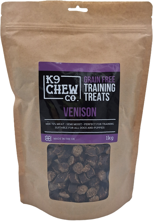 K9 Chew Co. Venison Training Treats 1kg