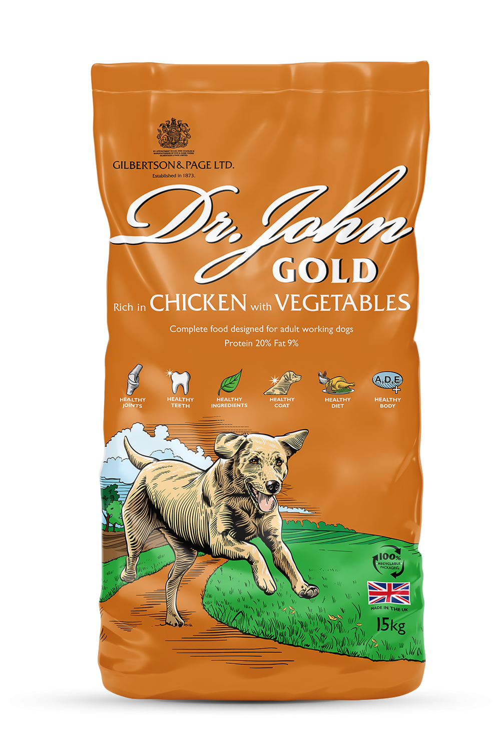 Dr John Gold rich in Chicken with Vegetables and Gravy 15kg