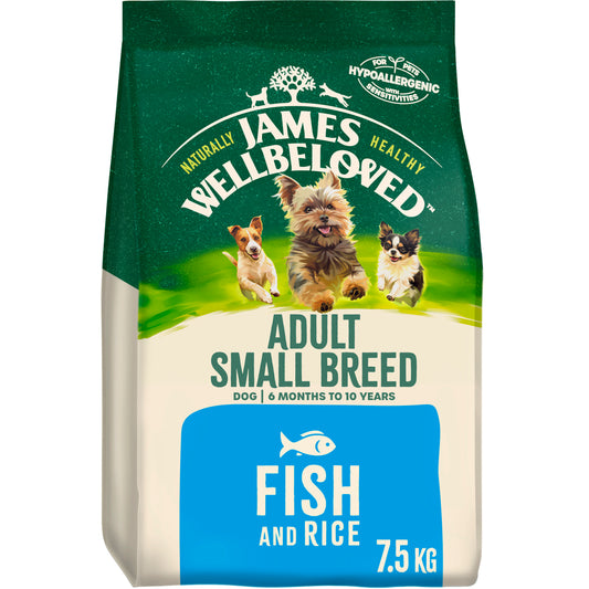 James Wellbeloved Fish & Rice Small Breed Adult