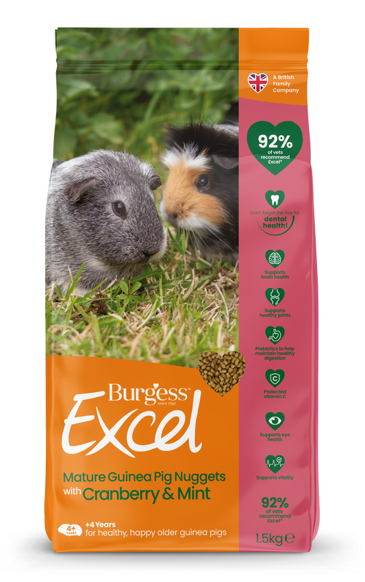 Burgess Excel Guinea Pig Mature 1.5kg