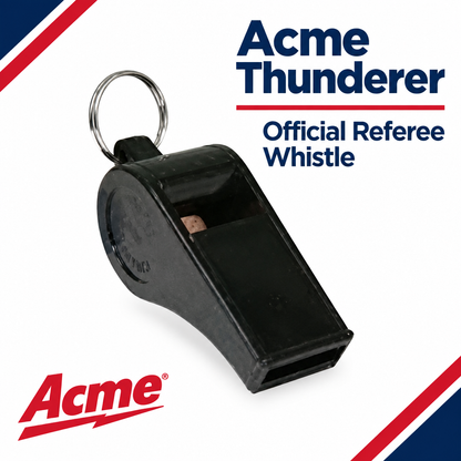 Acme Thunderer referee whistle infographic draft