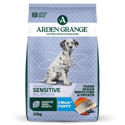 Arden Grange Sensitive Puppy/Junior Grainfree Ocean White Fish & Potato