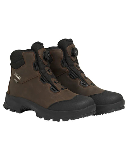 Aigle Laforse No Lace Walking Boot Dark Brown
