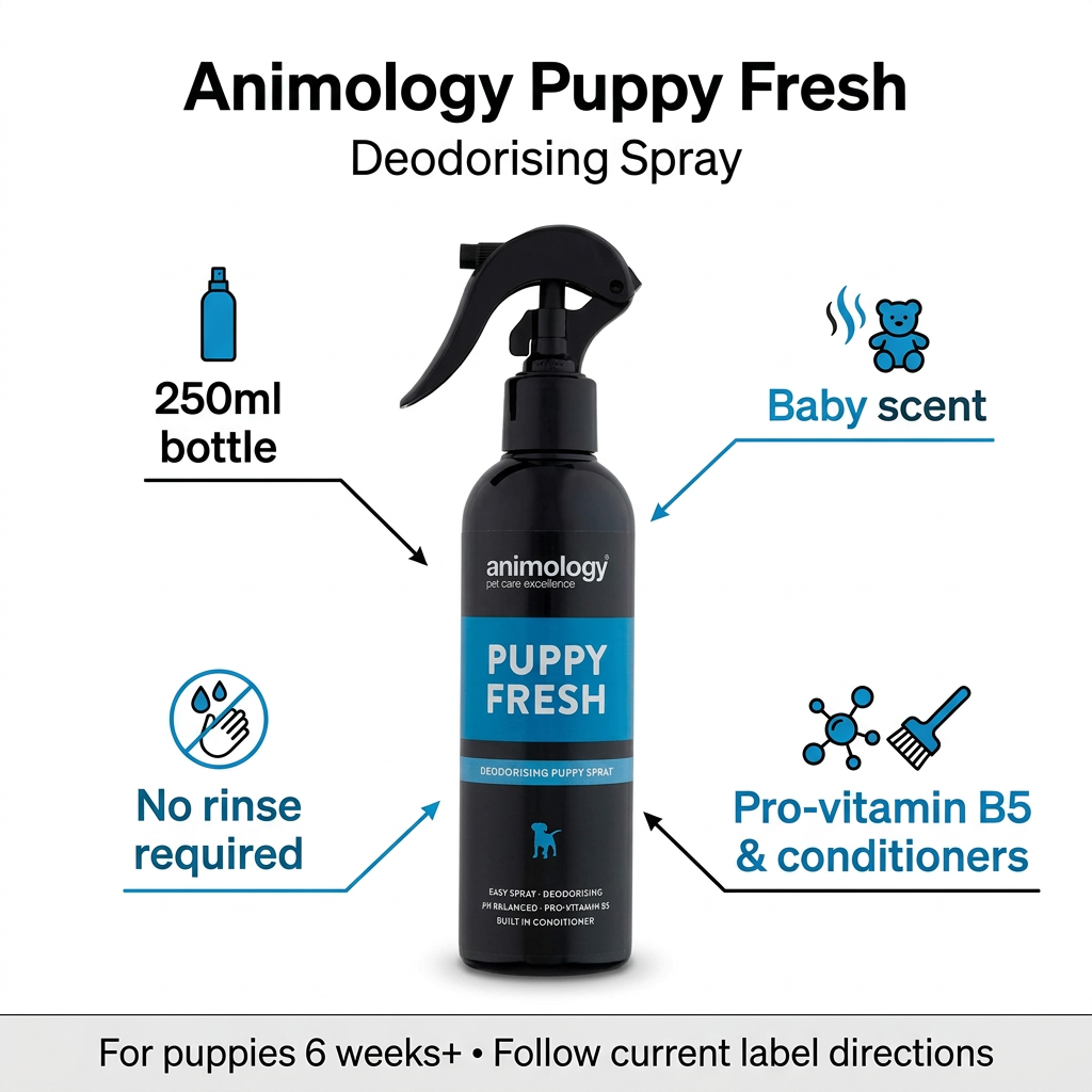 Animology Puppy Fresh infographic
