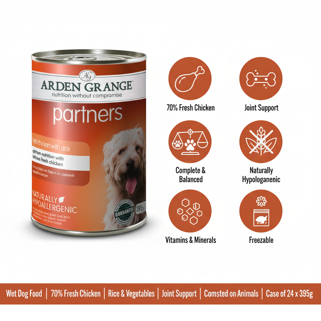 Arden Grange Partners Chicken & Rice Infographic