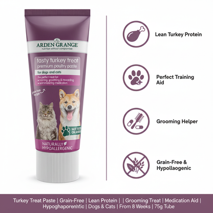Arden Grange Tasty Turkey Treat Paste Infographic